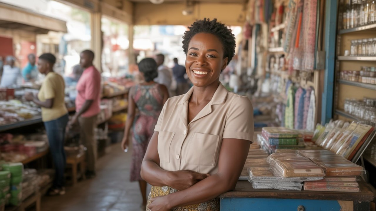 Smiling woman